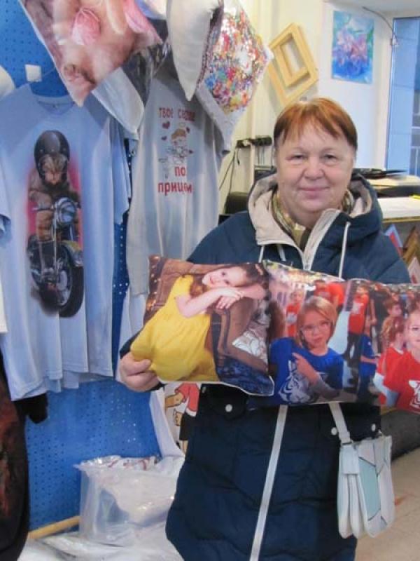 Печать на подушках в Белгороде. Салон CMYK